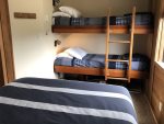 Bedroom with Queen bed and Bunk bed